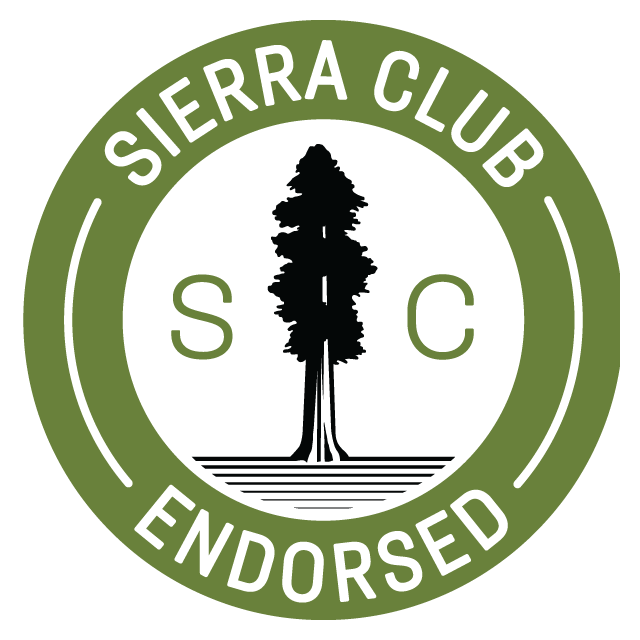 Endorsed by Sierra Club
