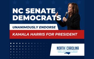 NC Senate Democratic Caucus Endorses Kamala Harris for President